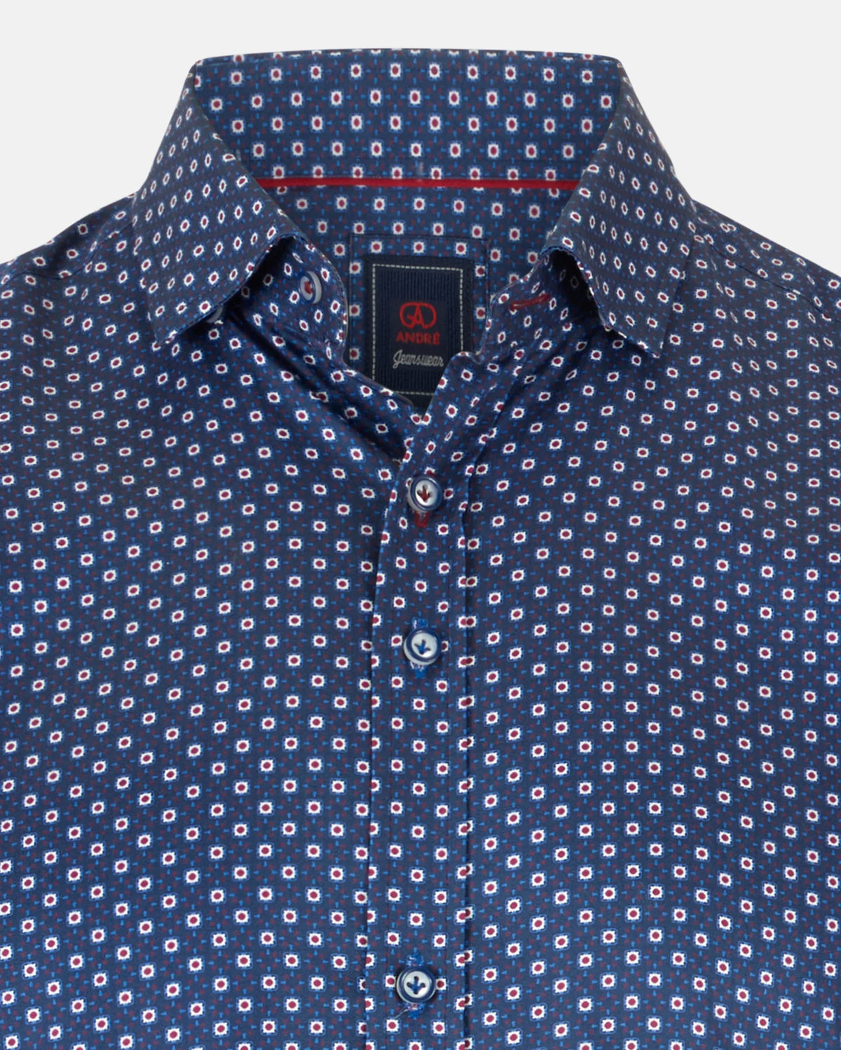 Andre Nevada Casual Shirt - Burgundy