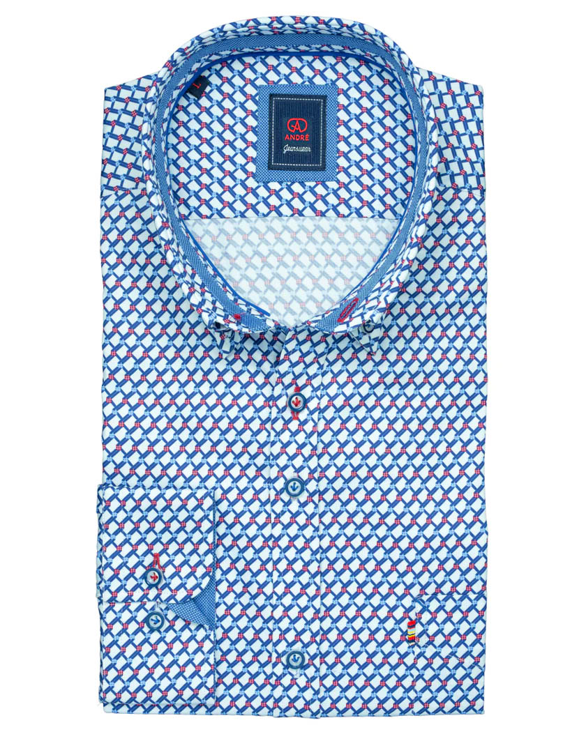 Andre 'Nore' Casual Shirt - Burgundy