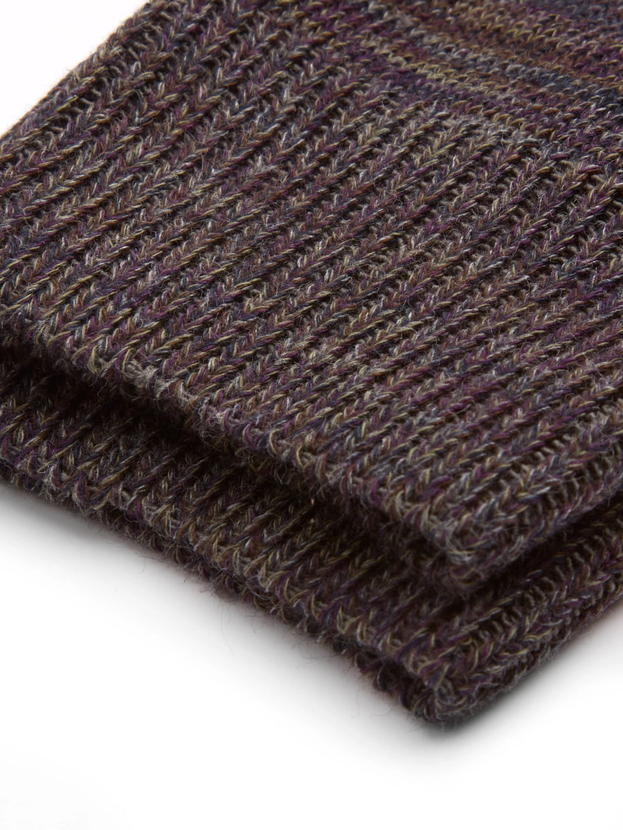 Oliver Spencer Miller Socks Dodd Purple Multi