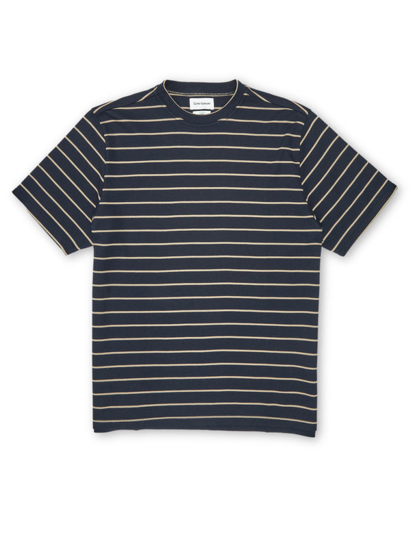 Oliver Spencer Box T-Shirt Briar - Navy