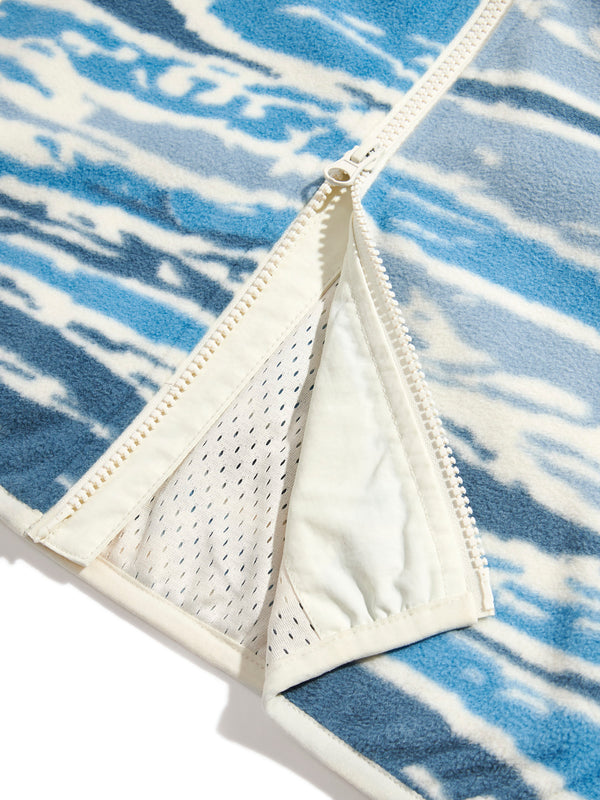 Penfield Bay Jacquard Microfleece Vest - Blue Camou