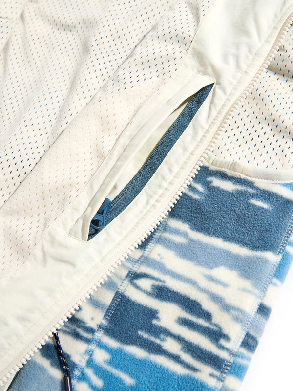 Penfield Bay Jacquard Microfleece Vest - Blue Camou