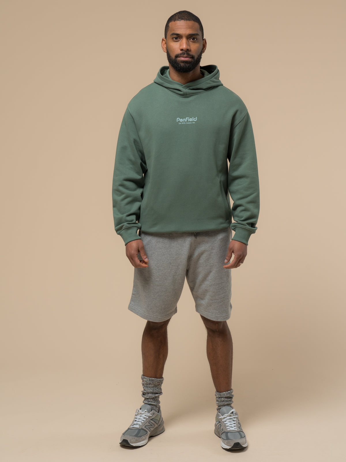 Penfield Circle Landscape Hoodie - Green