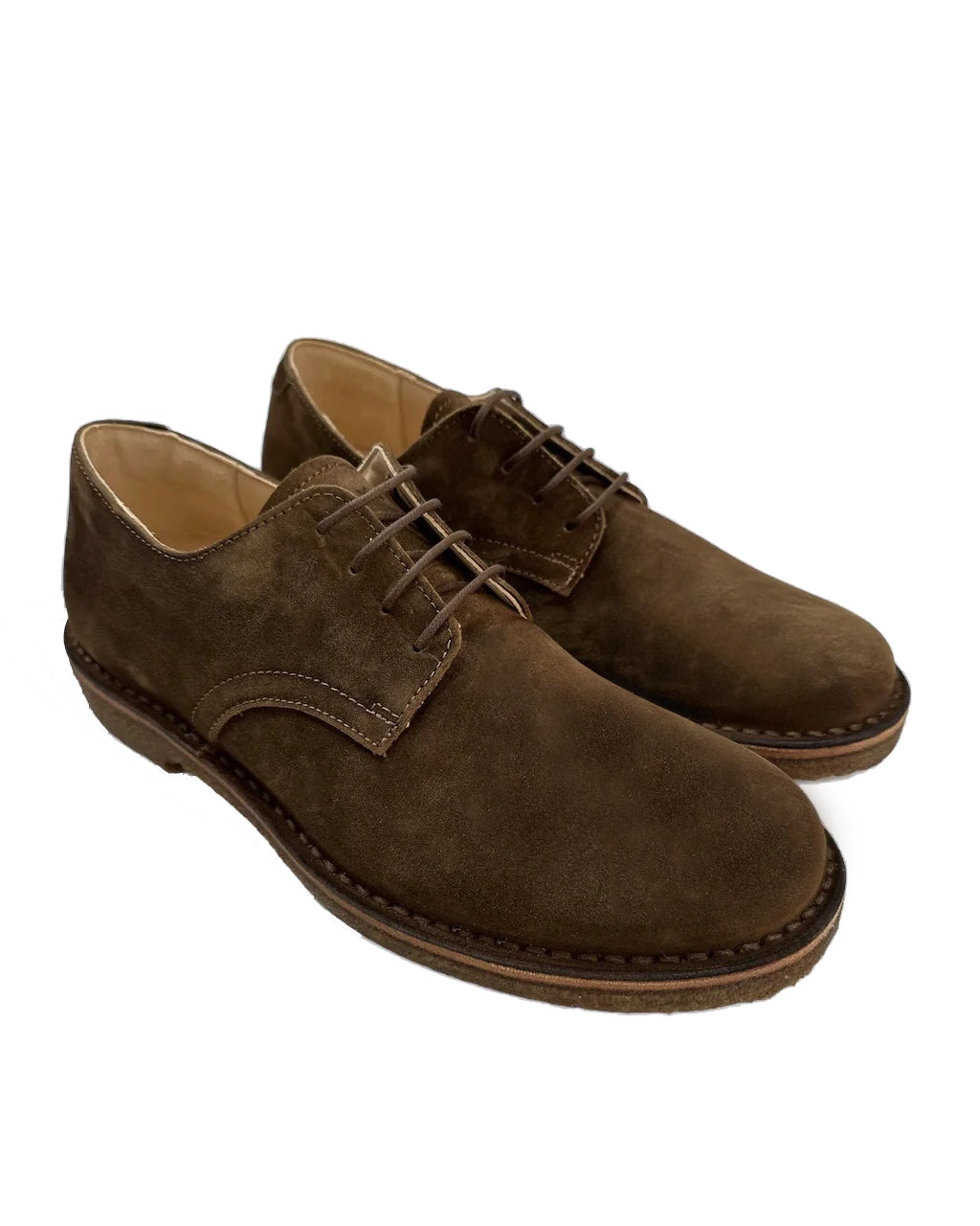 Astorflex Redflex Suede Derby Shoe KHAKI Galvin for Men