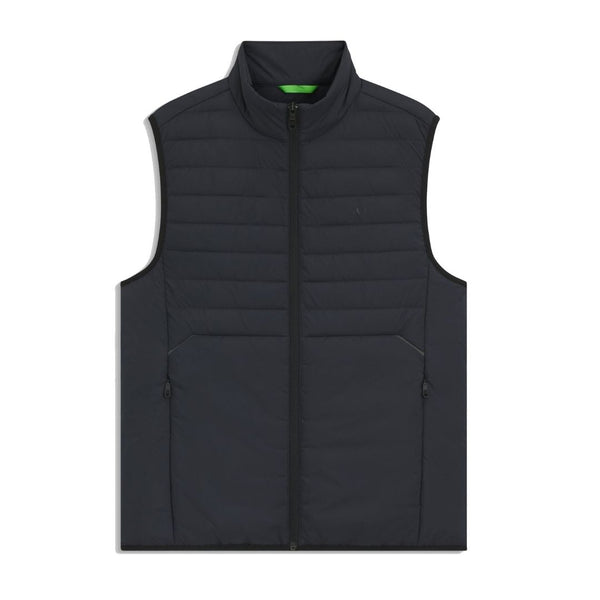 Boss Water-repellent gilet with decorative reflective accents - Navy