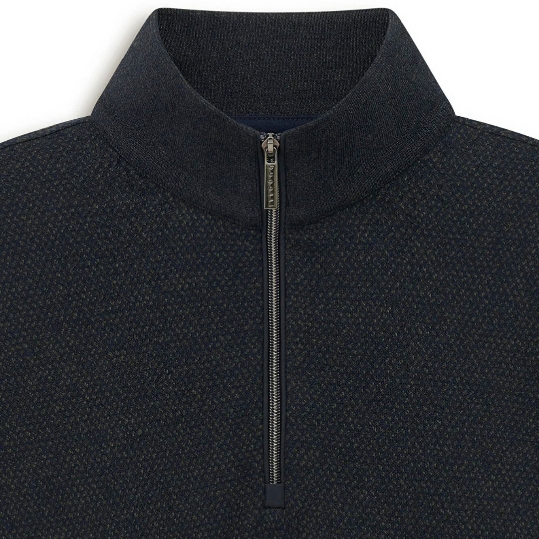 Bugatti Half Zip Sweatshirt - Olive