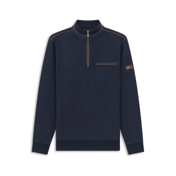 Bugatti Half Zip Sweatshirt - Navy
