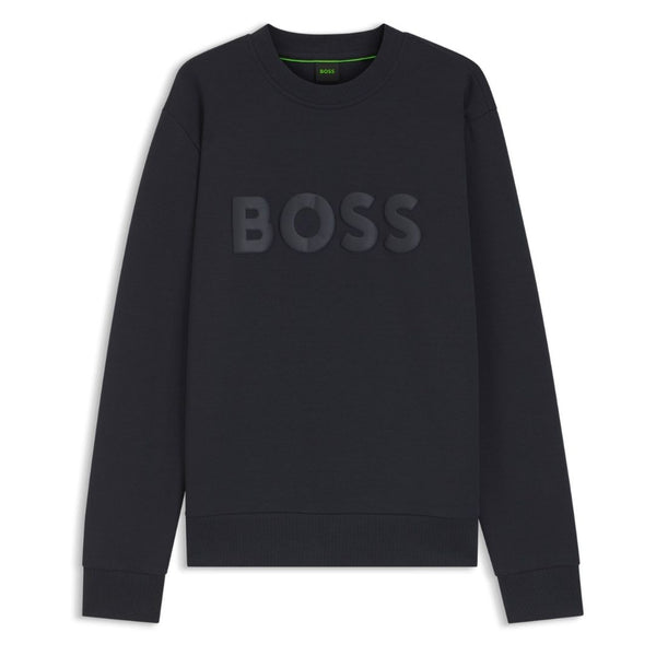Boss Green Salbo Crew Sweat Logo - Blue