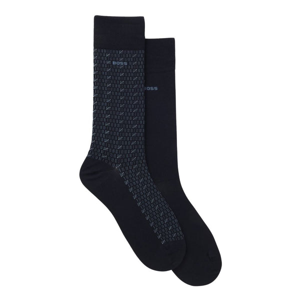 Boss Cotton Blend Socks 2 pairs - Blue