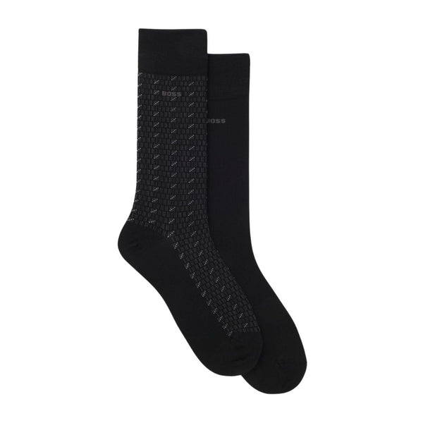 Boss Cotton Blend 2 Pairs - Black