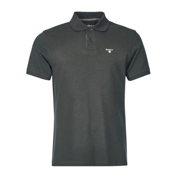 Barbour Tartan Pique Polo Shirt - Green
