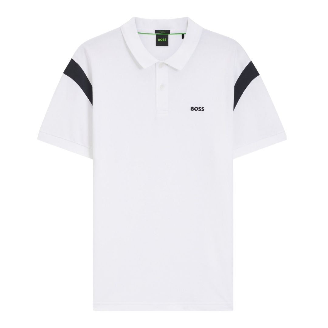 Boss Green PL_Union Paddy Polo Shirt - White