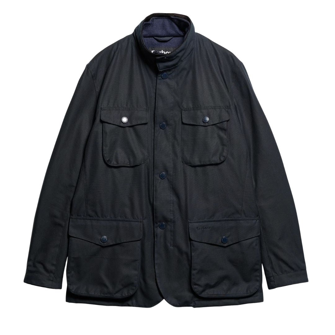 Barbour Ogston Wax Jacket - Navy