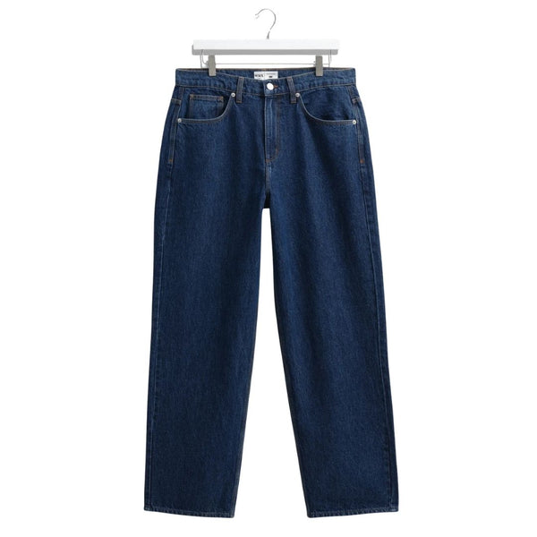 Wax London Felix Loose Fit Jean Vintage Denim 90s Wash - Blue