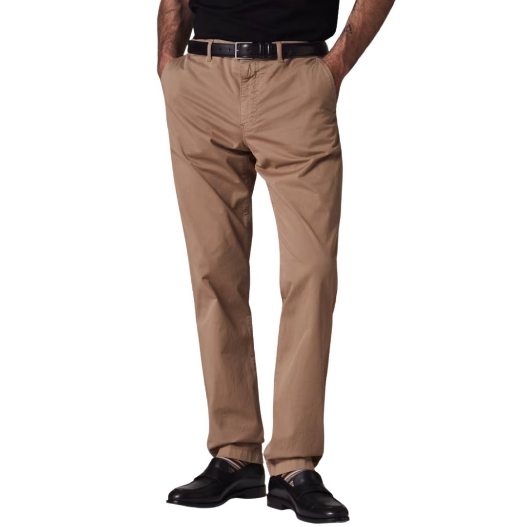 Paul Smith Tapered-Fit Tan Pima Stretch-Cotton Chinos - Tan