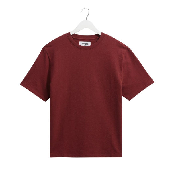 Wax London Dean T-Shirt Jolt - Burgundy