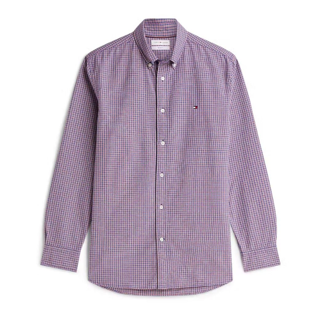 Tommy Hilfiger Heritage Oxford Tartan RF Shirt - Red