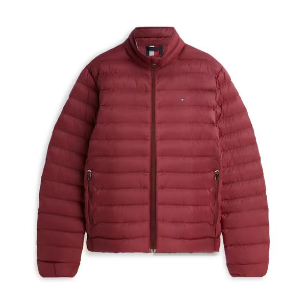 Tommy Hilfiger Packable Recycled Jacket – Burgundy
