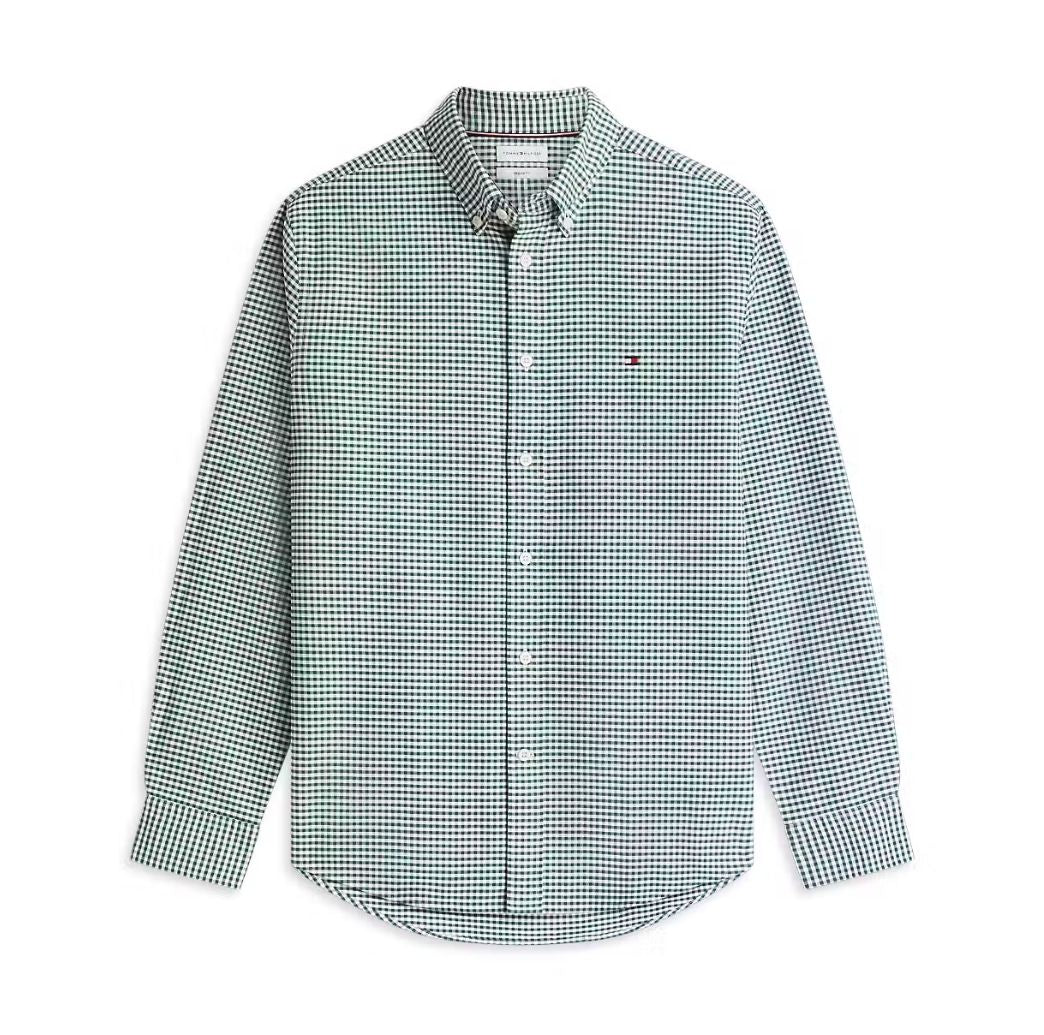 Tommy Hilfiger Heritage Oxford Gingham RF Shirt - Green