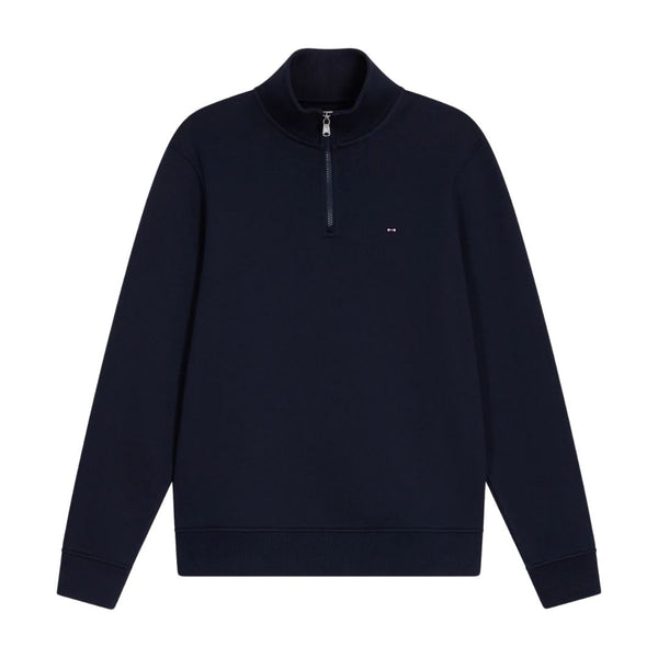 Eden Park Navy cotton fleece zip-up sweatshirt - Blue