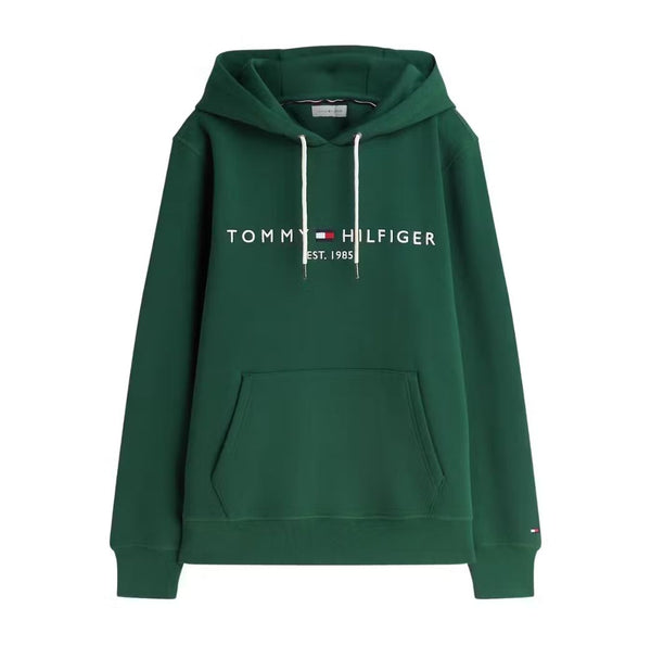 Tommy Hilfiger Logo Hoody - Green