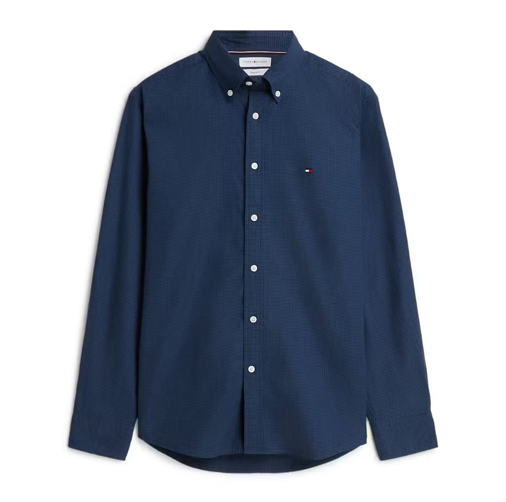 Tommy Hilfiger Dobby Structure RF Shirt - Navy