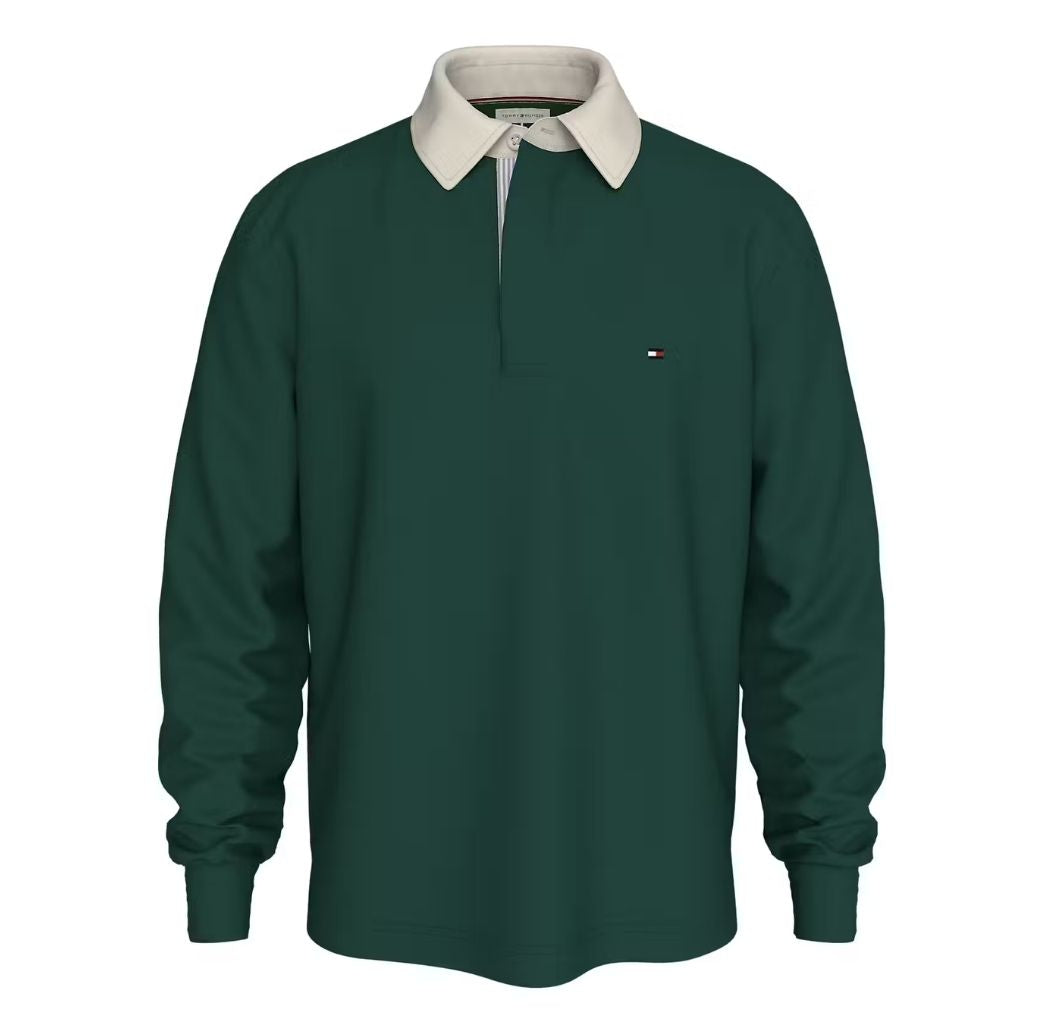 Tommy Hilfiger Essential Solid Rugby - Green