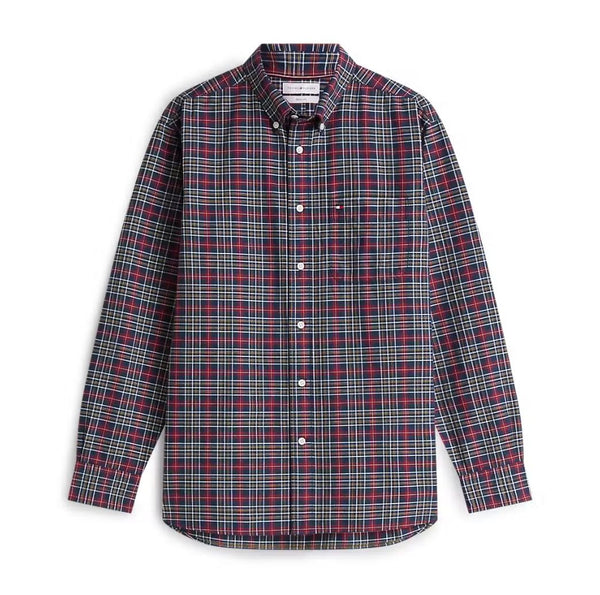 Tommy Hilfiger Oxford Tartan Check CF Shirt - Navy