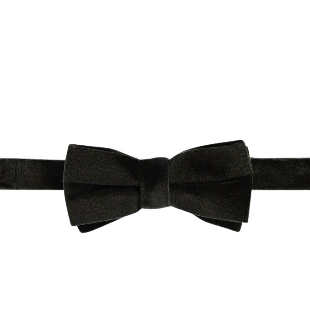 Remus Uomo Black Bow Tie - Black