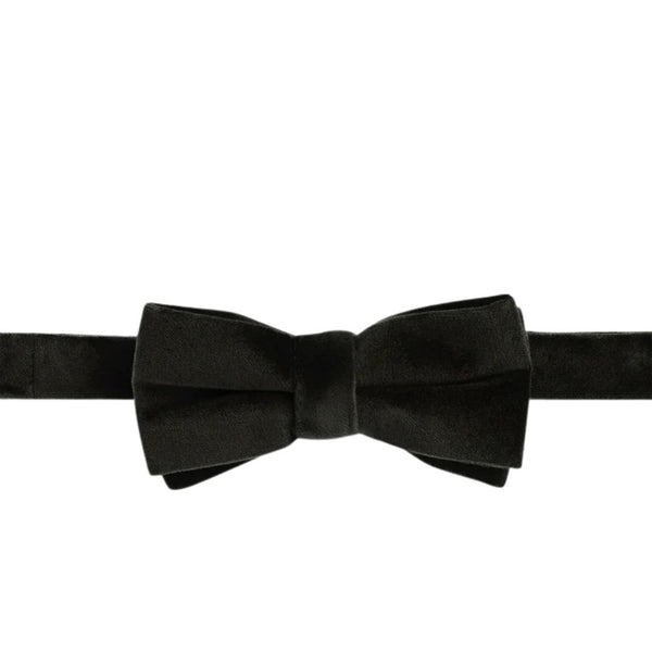 Remus Uomo Black Bow Tie - Black