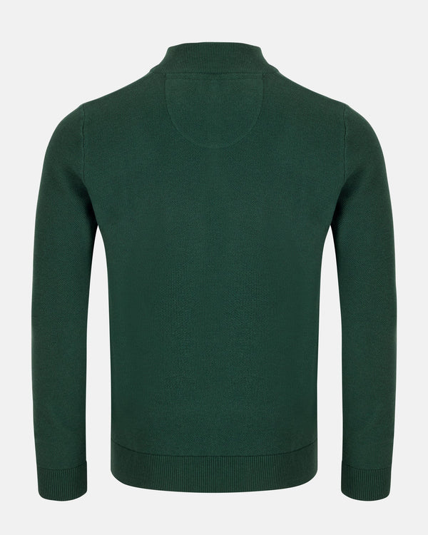 Andre Madrid 1/4 Zip Knit - Forest