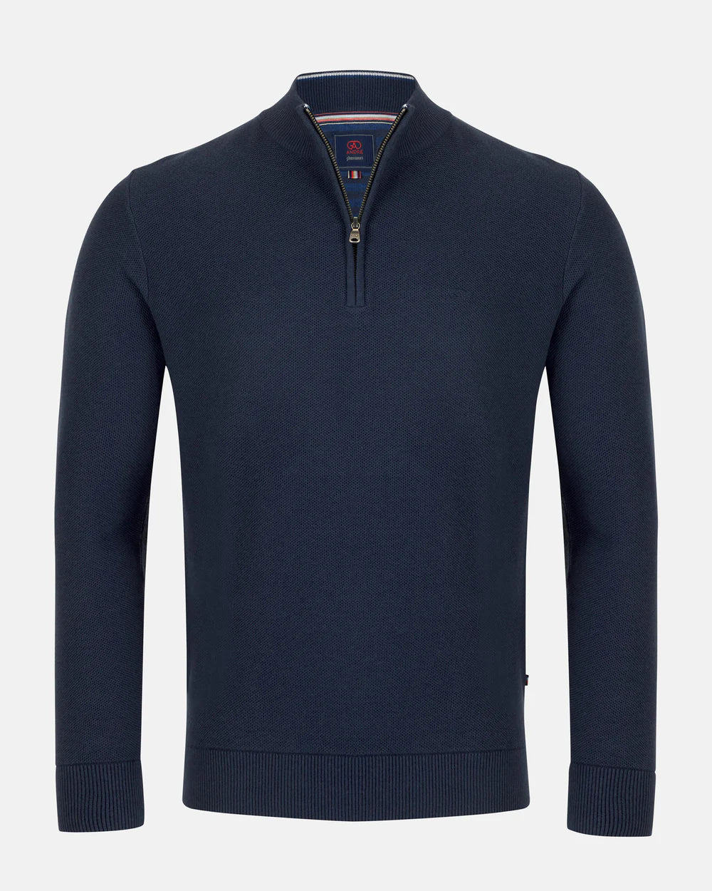 Andre Madrid Zip Knit - Navy