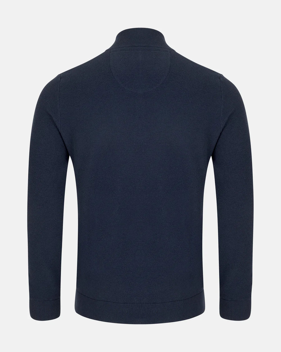 Andre Madrid Zip Knit - Navy