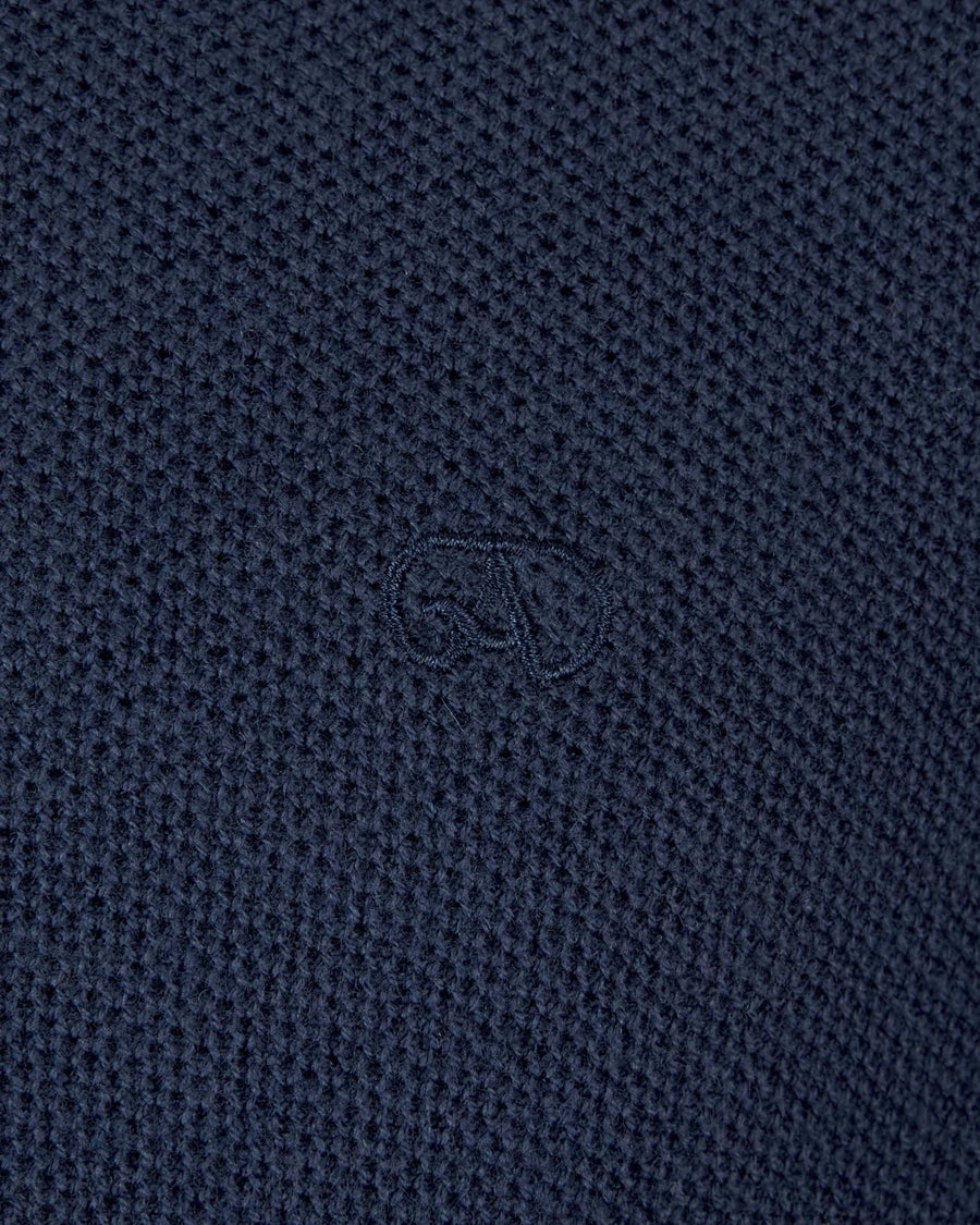 Andre Madrid Quarter Zip Knit - Navy