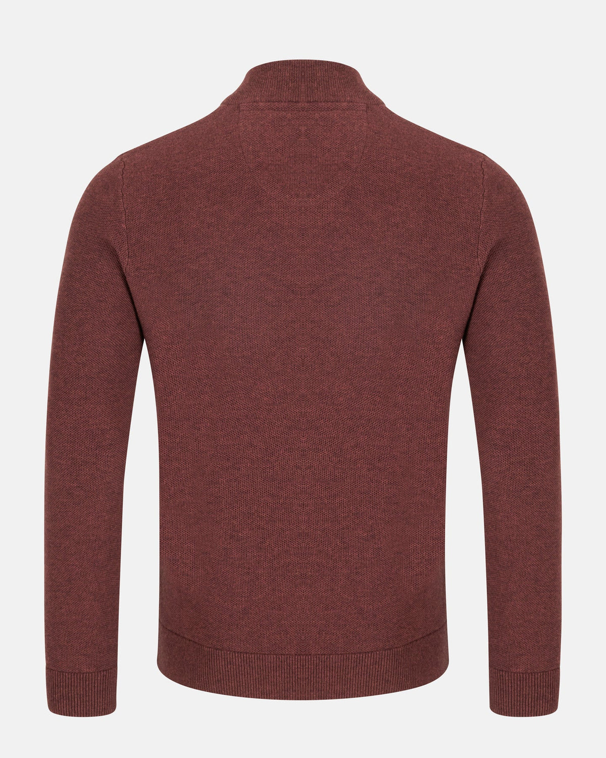 Andre Madrid 1/4 Zip Knit - Russet