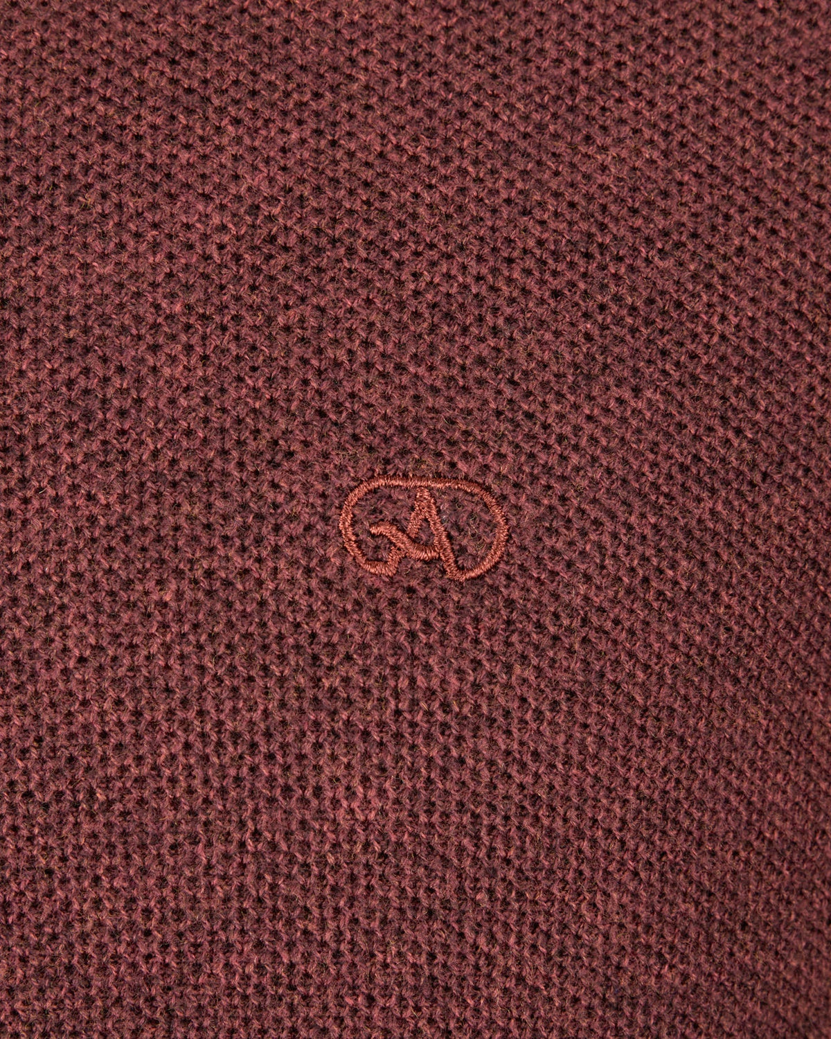 Andre Madrid 1/4 Zip Knit - Russet