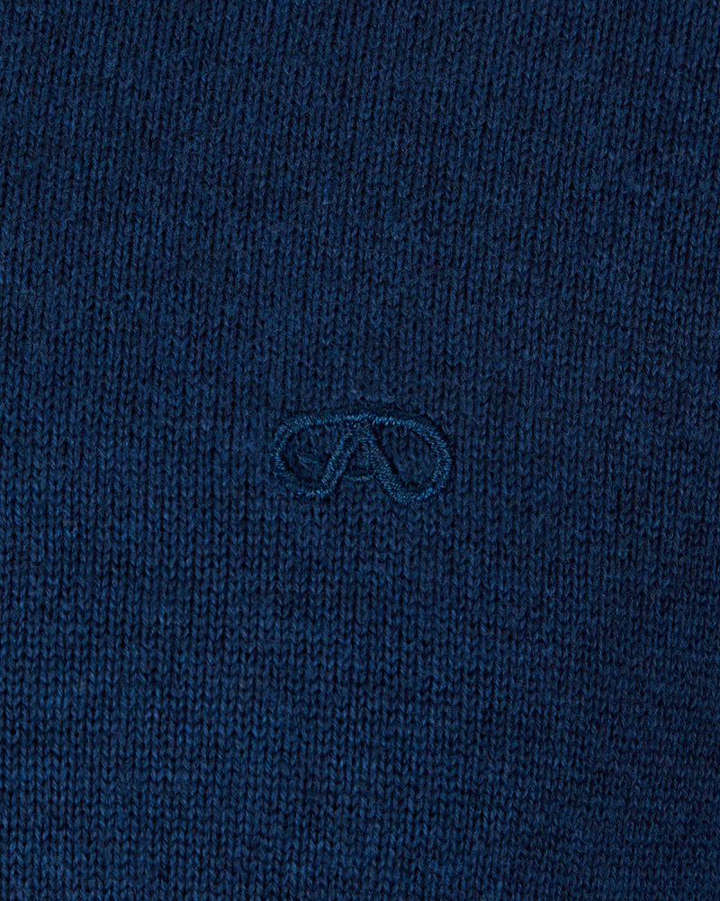 Andre Tory Zip Neck Knit - INK