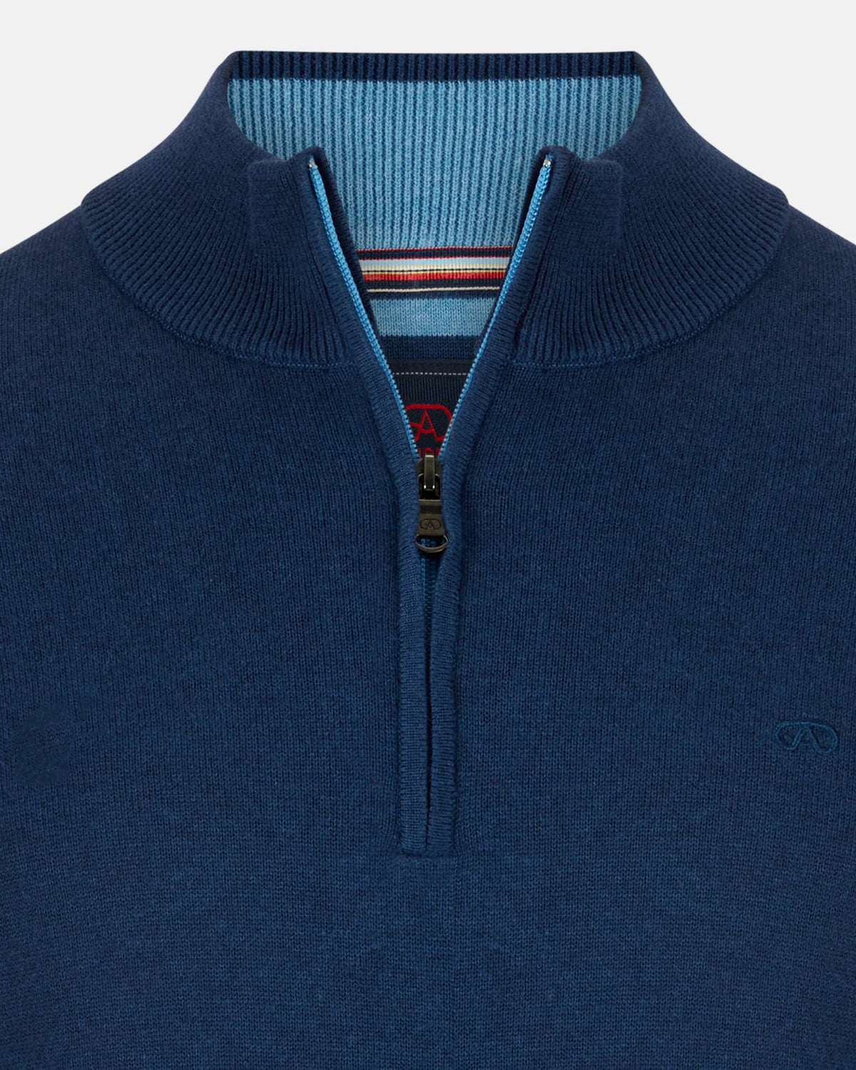 Andre Tory 1/4 Zip Knit - Ink