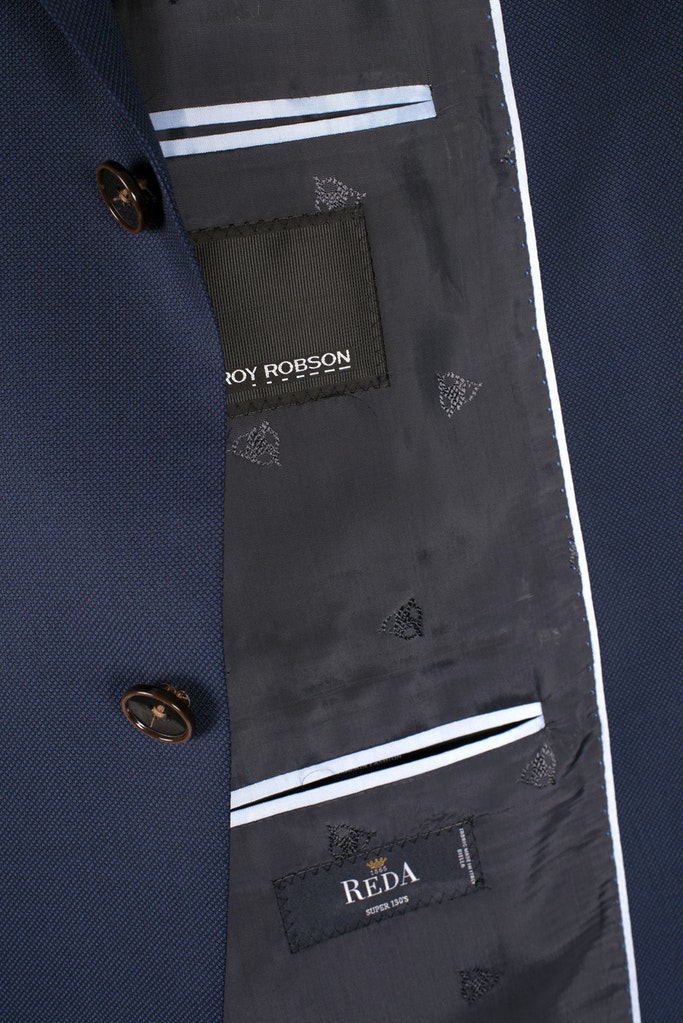 Roy Robson Regular Fit Reda Wool Suit Jacket - Blue