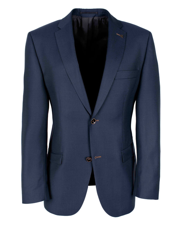 Roy Robson Regular Fit 100% Virgin Wool Suit Jacket - Blue