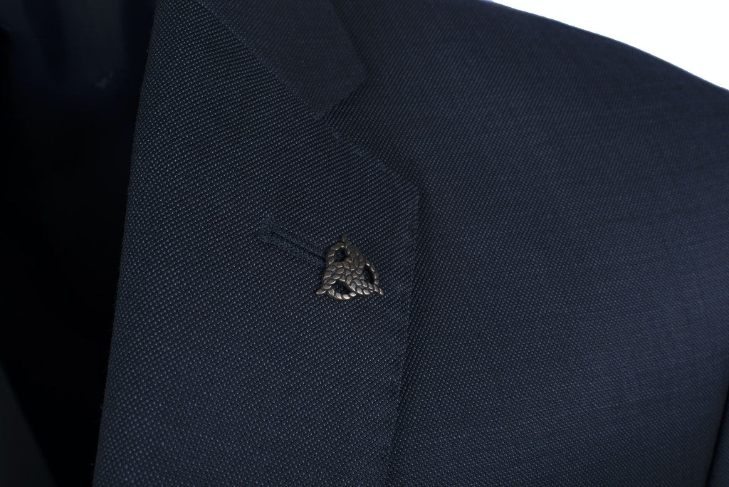 Roy Robson Regular Fit 100% Virgin Wool Suit Jacket - Navy