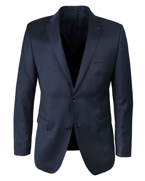 Roy Robson Regular Fit 100% Virgin Wool Suit Jacket - Navy