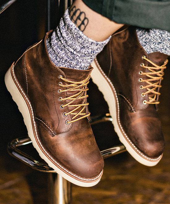 Red Wing Cotton Ragg Sock - Rust Orange