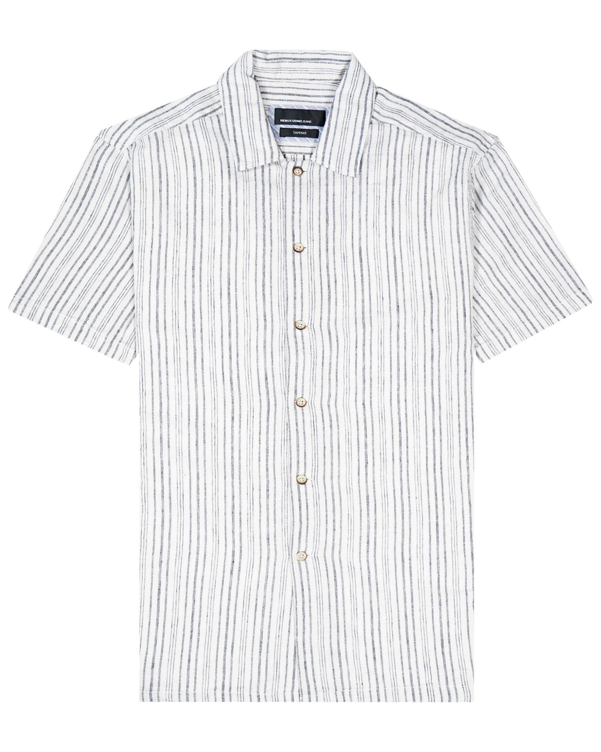 Remus Uomo Seville Short Sleeve Casual Shirt - Navy