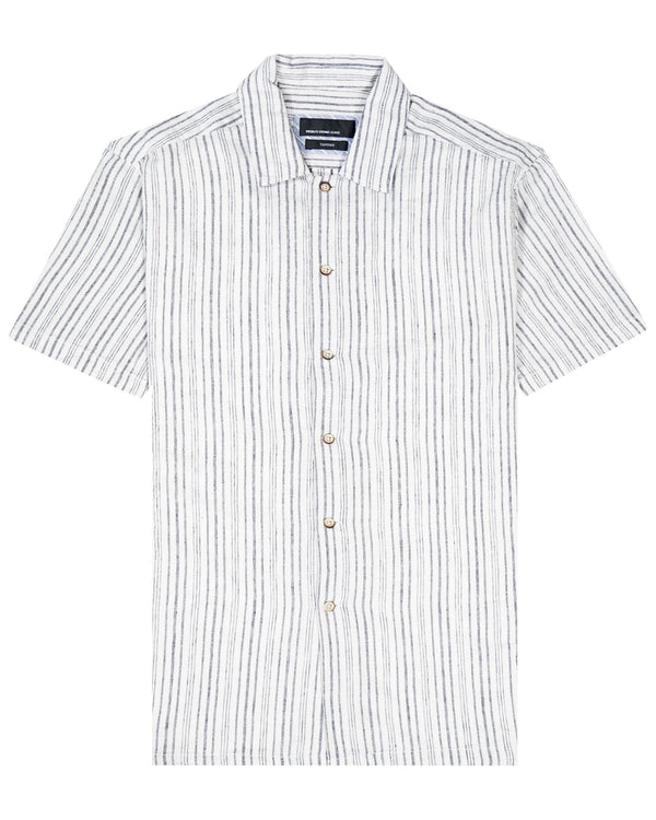 Remus Uomo Seville Short Sleeve Casual Shirt - Navy