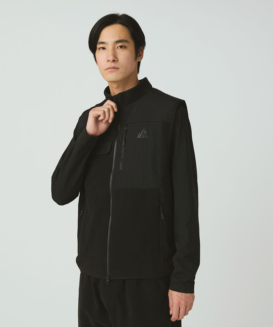 Snow Peak MofM Fleece Vest - Black