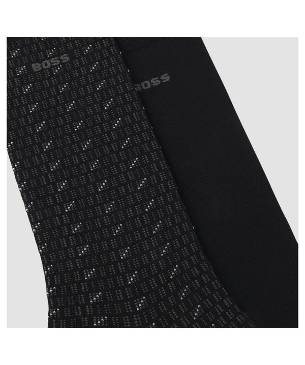 Boss Cotton Blend 2 Pairs - Black