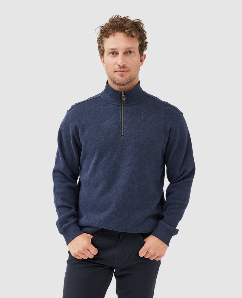 Rodd &amp; Gunn Alton Ave Sweat - Ink Navy