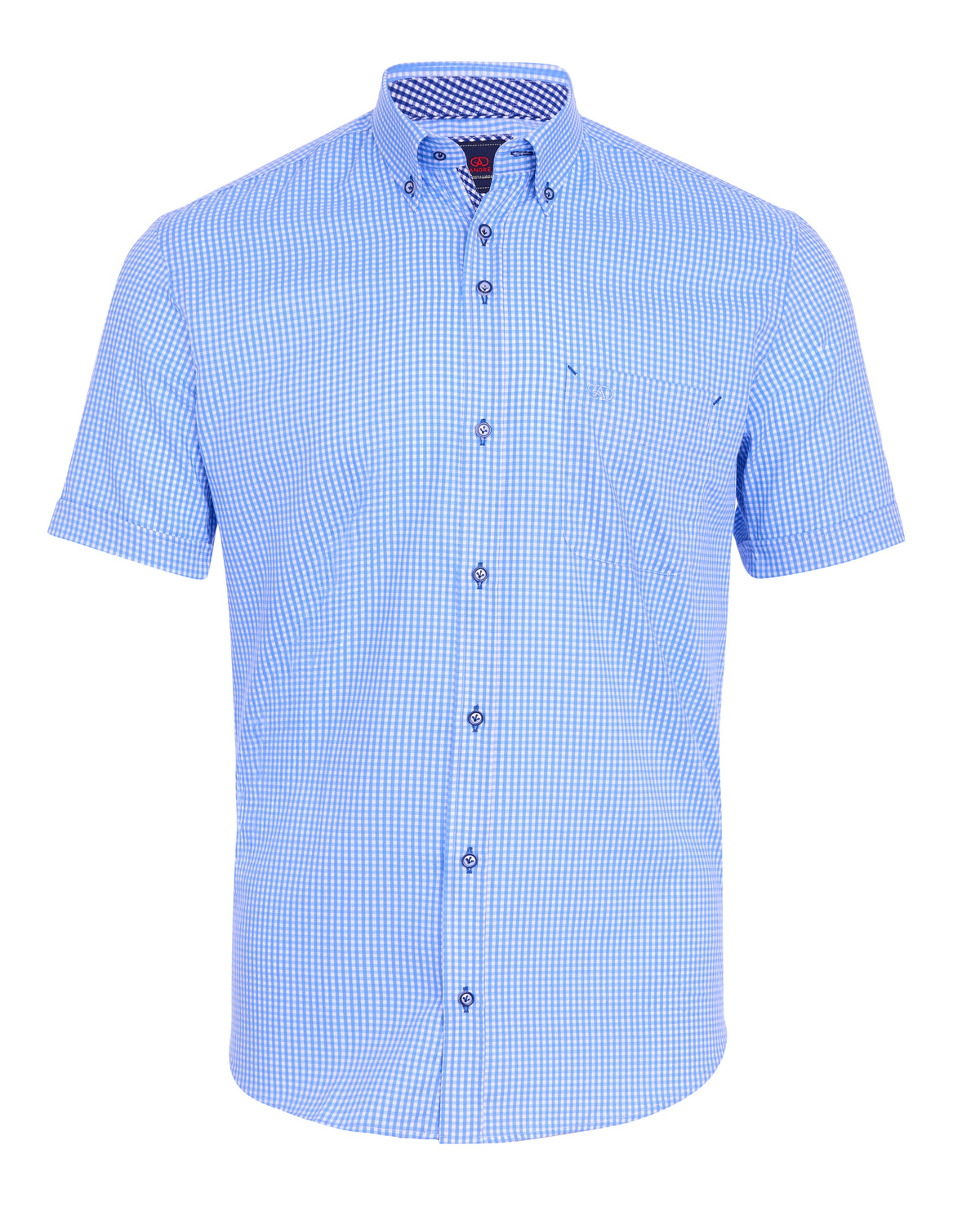 Andre Foyle Short Sleeve Casual Shirt - Blue