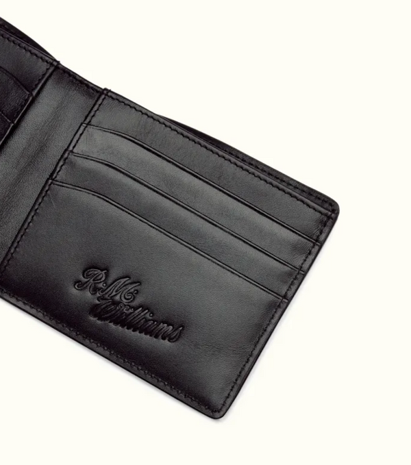 R.M. Williams City Slim Bi-fold Wallet - Black